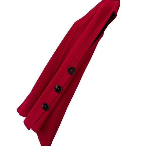 Soft Surroundings Mesa Button Red Cardigan Vest - Picture 3 of 7